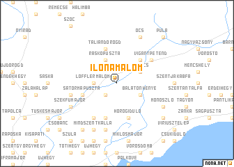 map of Ilonamalom