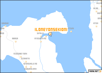 map of Iloneyon-Sekioni