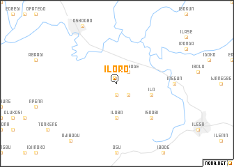 map of Iloro