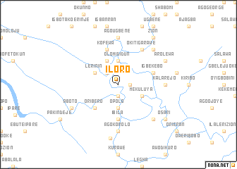 map of Iloro