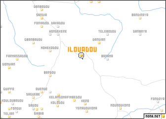 map of Ilouadou