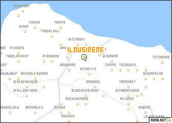 map of Ilousirene