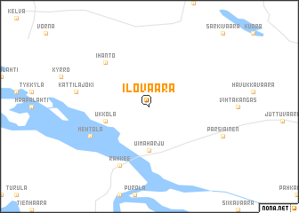 map of Ilovaara
