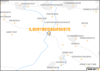 map of Ilovay-Brigadirskoye