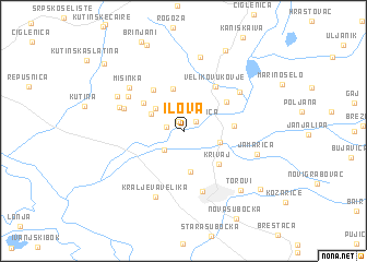 map of Ilova