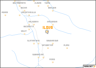 map of Ilova