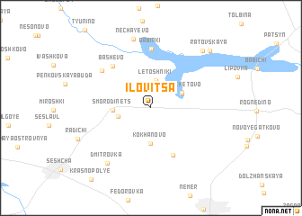 map of Ilovitsa