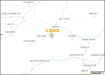 map of Ilovka