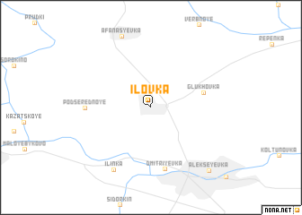 map of Ilovka