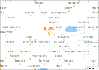 map of Ilovo