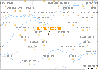 map of Il Palazzone