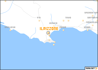 map of Il Pizzone