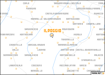 map of Il Poggio