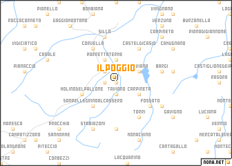 map of Il Poggio