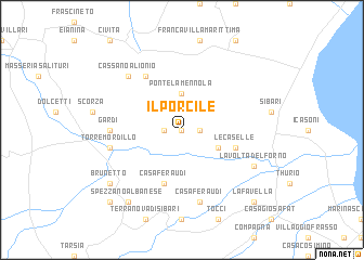map of Il Porcile