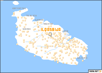 map of Il-Qasbija