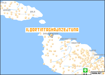 map of Il-Qortin taʼ Għajn Żejtuna