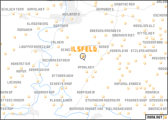 map of Ilsfeld