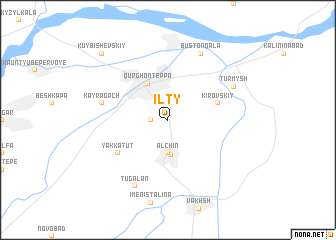 map of Ilʼty