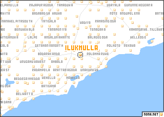 map of Ilukmulla