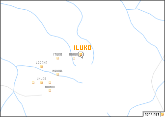 map of Iluko