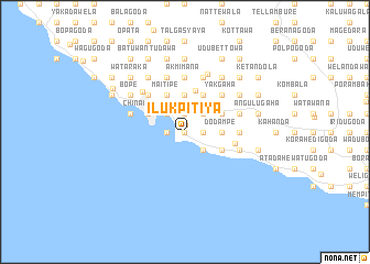 map of Ilukpitiya