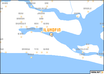 map of Ilumofin