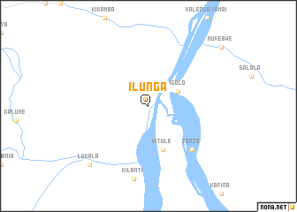 map of Ilunga