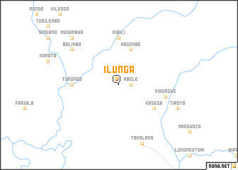 map of Ilunga