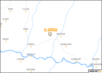 map of Ilungu