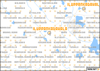 map of Iluppankadawala