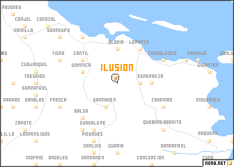 map of Ilusión