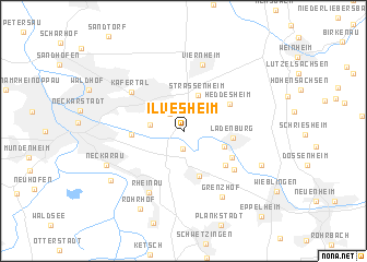 map of Ilvesheim