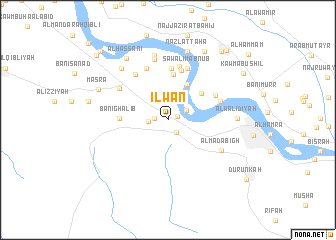 map of ‘Ilwān