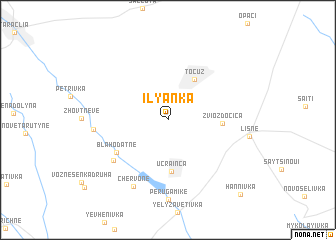 map of (( Ilʼyanka ))