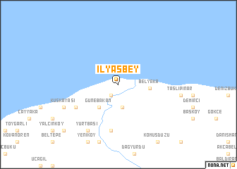 map of İlyasbey