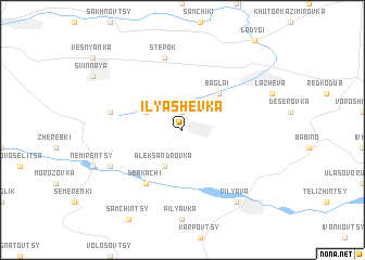 map of Ilʼyashëvka