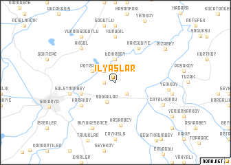 map of İlyaslar