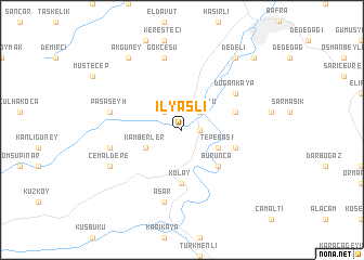 map of İlyaslı