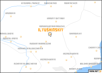 map of Ilyushinskiy