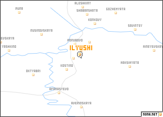 map of Ilyushi