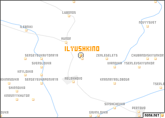 map of Ilyushkino