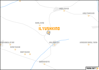 map of Ilyushkino