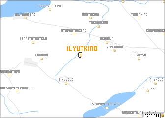 map of Ilyutkino