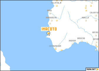 map of Imacoto