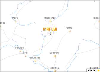 map of Imafuji