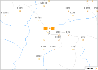 map of Imafun