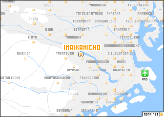 map of Imai-kamichō