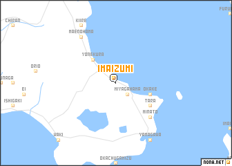 map of Imaizumi