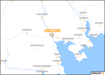 map of Imaizumi